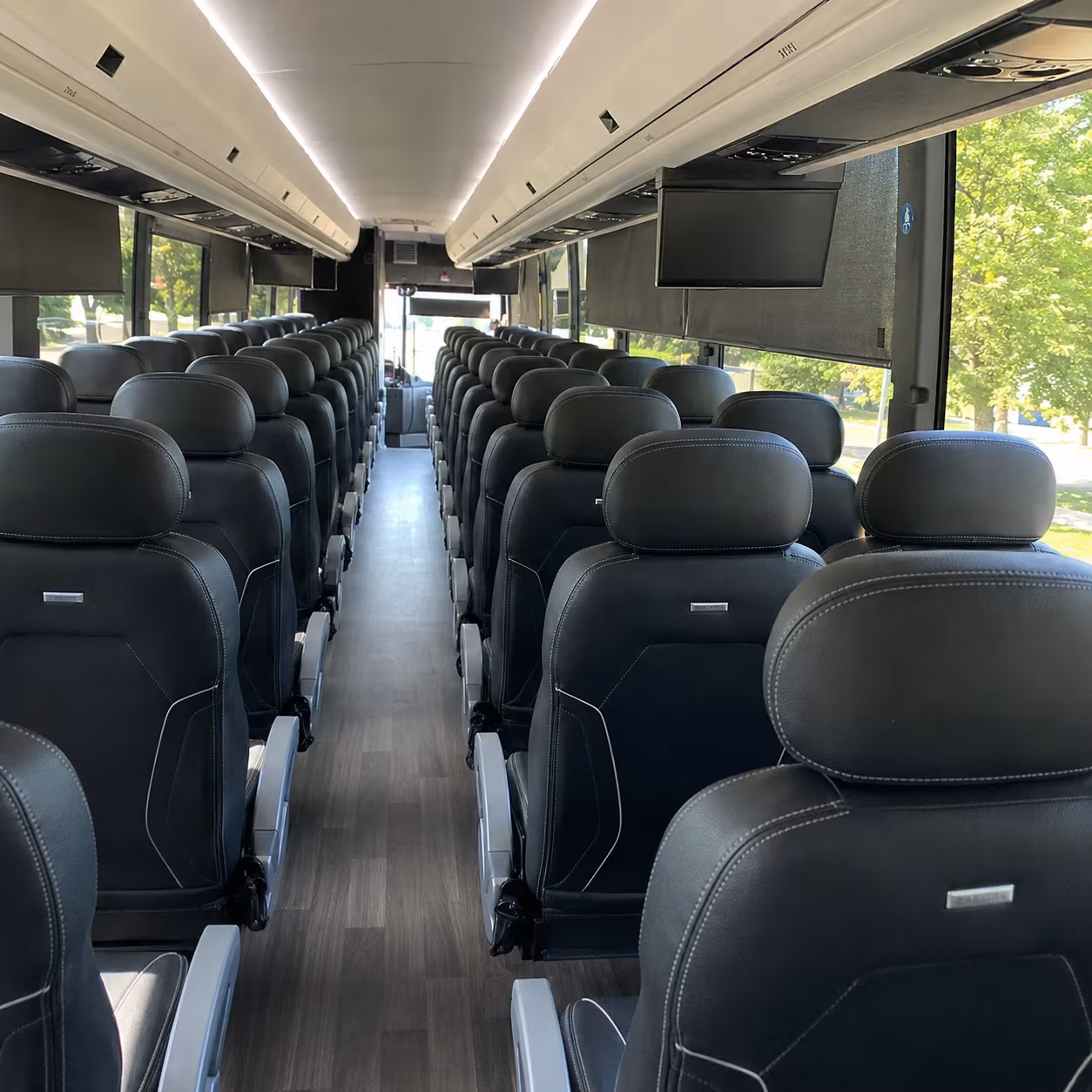 clinton township bus rental service area
